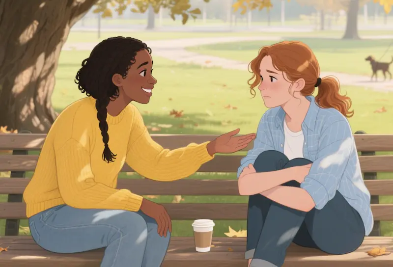 Showing patience when communicating with someone with avoidant personality