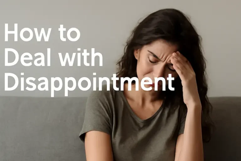 How to Deal with Disappointment: A Personal Guide to Overcoming Setbacks